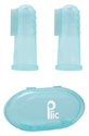 Plic Dental Silikon-Zahnbürste für Kinder ab 3 Monaten, 2-Finger-Zahnbürsten