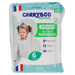 Carryboo Nature Naturwindeln, 34 Stück, Größe 6 (16–30 kg)