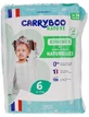 Carryboo Nature Natural Diapers, 34 Diapers, Size 6 (16–30 kg)