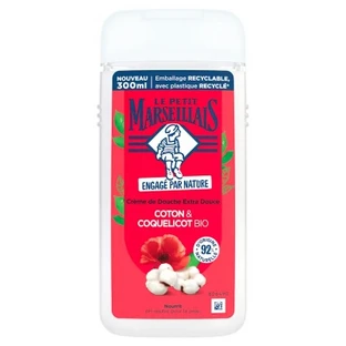 Le Petit Marseillais Extra Gentle Organic Cotton & Poppy Shower Cream, 300 ml