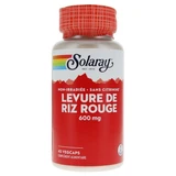 Solaray Levure de Riz Rouge 600 mg 45 Capsules Végétales