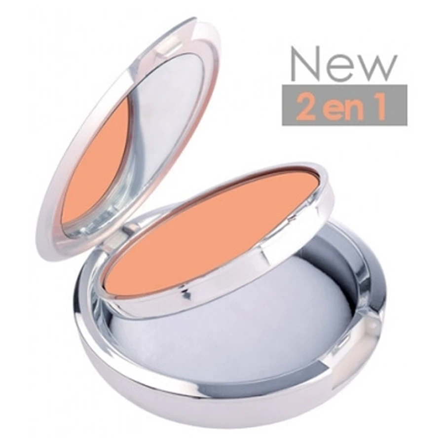 Parisax Pro 2-in-1 Compactpoeder in de kleur Natural Beige