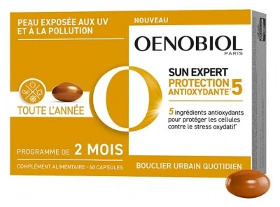 Oenobiol Sun Expert Antioxidant Protection, 60 Capsules