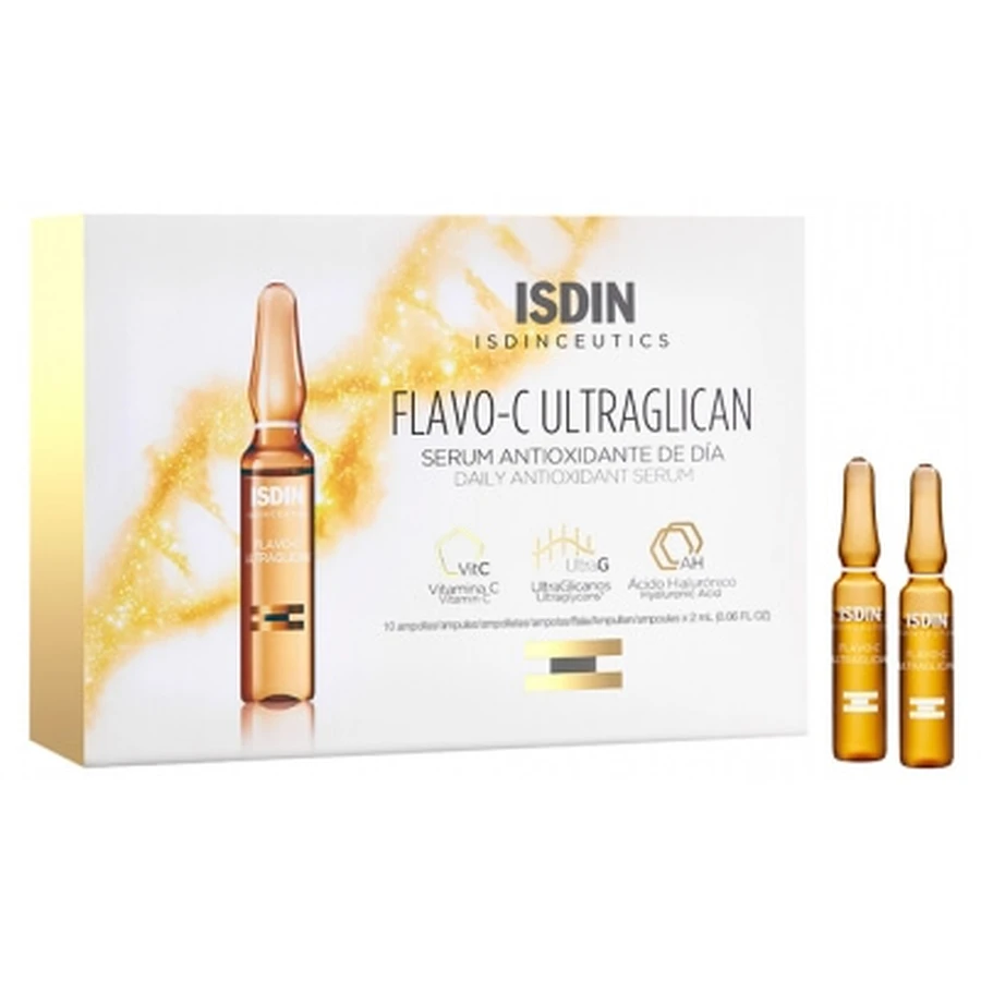 Isdin Isdinceutics Flavo-C Ultraglican 10 ampullen