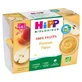 HiPP 100% Fruit: Apples and Pears, for 4–6 Months and Up, Organic, 4 Jars
