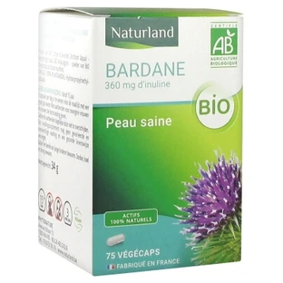Bardana biologica Naturland, 75 capsule vegetali