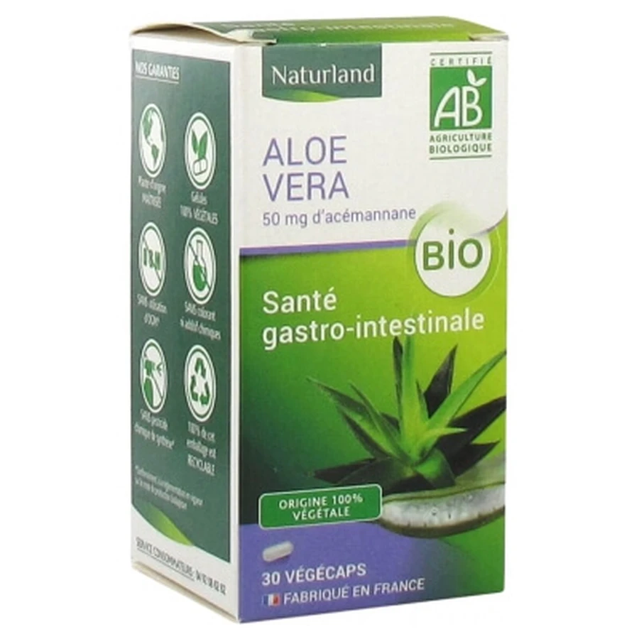 Naturland Bio-Aloe Vera, 30 Vegecaps