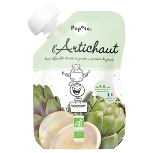 Popote Gourde Bio-Artischockenpüree, für Babys ab 4–6 Monaten, 120 g
