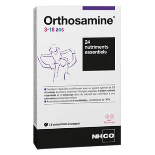 NHCO Orthosamine 3-18 ans 16 Comprimés à Croquer