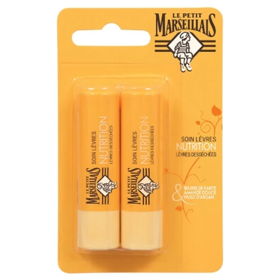 Le Petit Marseillais Nourishing Lip Care, 2-Pack (4.9 g each)