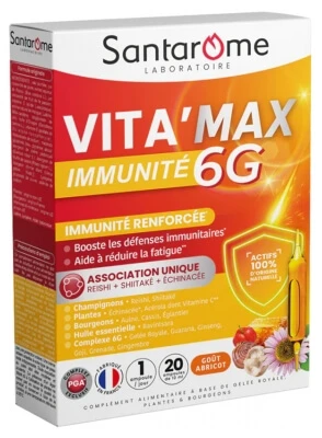 Santarome Vita'Max Immunity 6G, 20 Ampoules