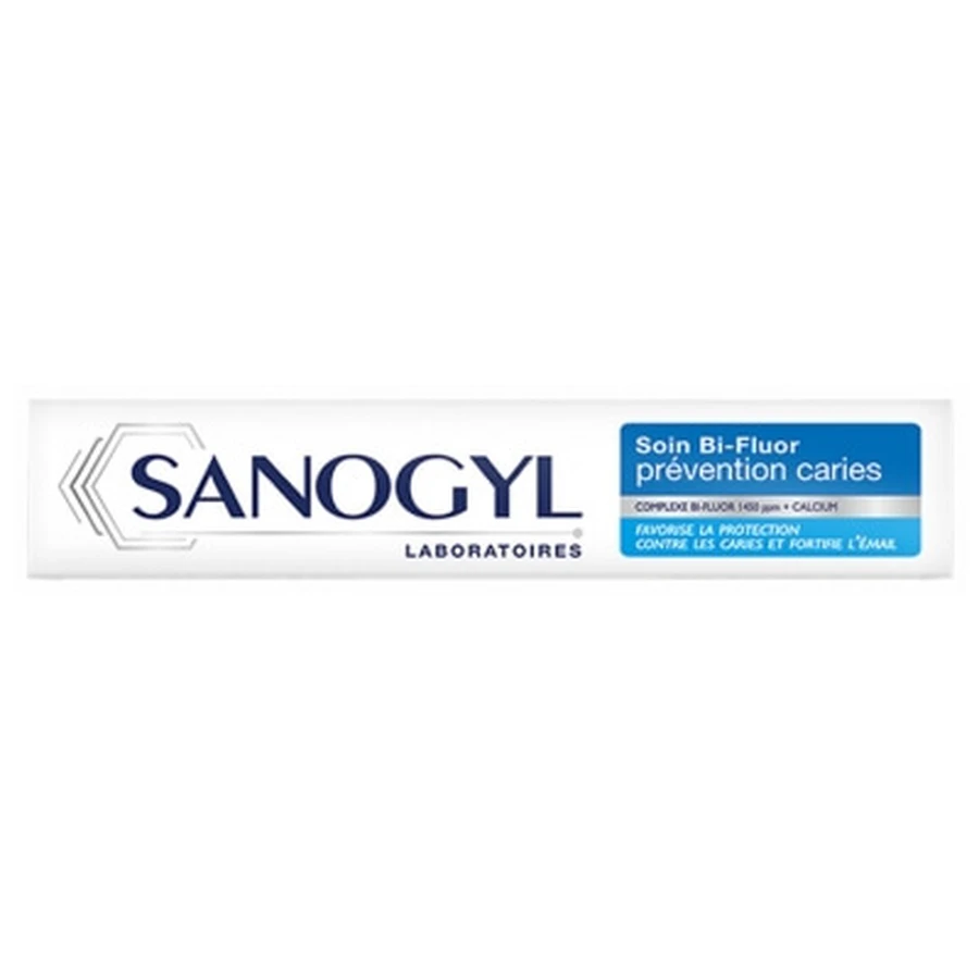 Sanogyl Bi-Fluor tandpasta ter voorkoming van gaatjes 75 ml