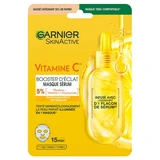 Garnier SkinActive Vitamin C Masque en Tissu Sérum Booster d'Éclat 28 ml