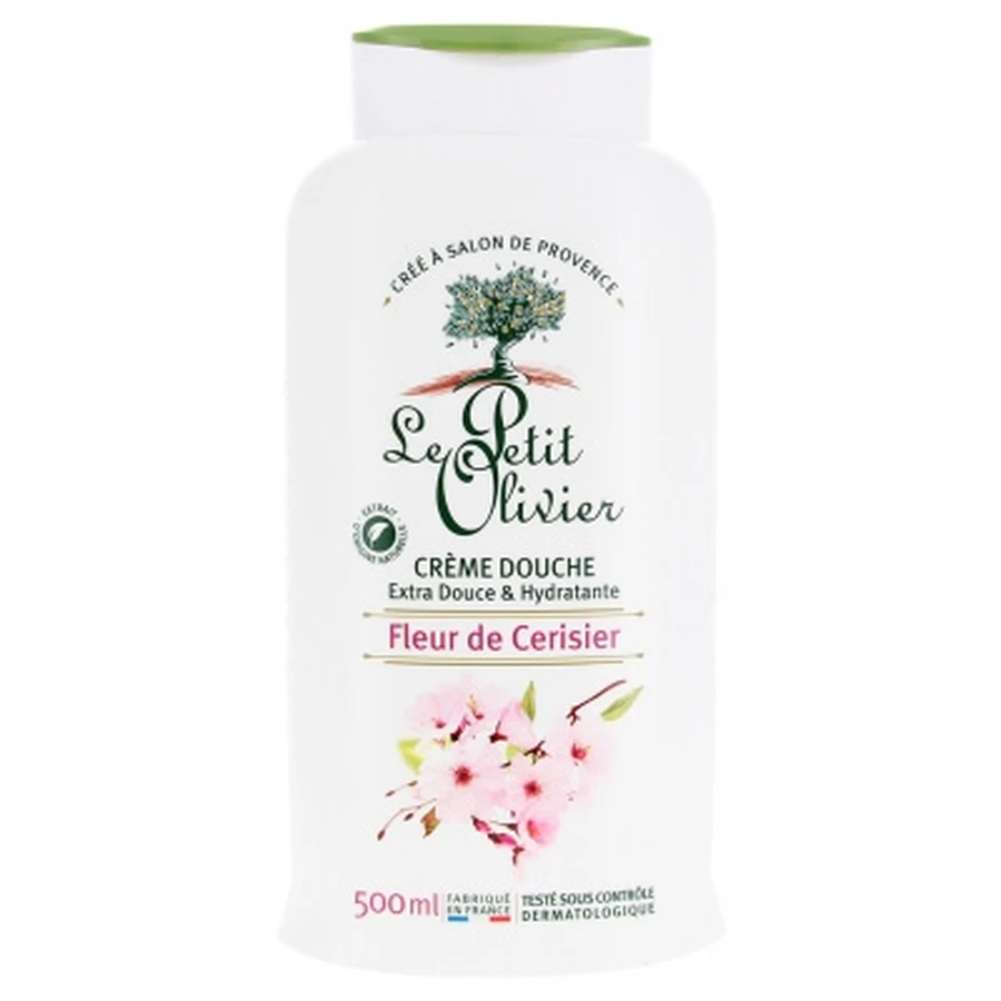 Le Petit Olivier Extra Zachte & Hydraterende Douchecrème met Kersenbloesem, 500 ml