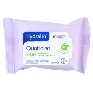 Hydralin Daily Intimate Wipes, 10 Wipes