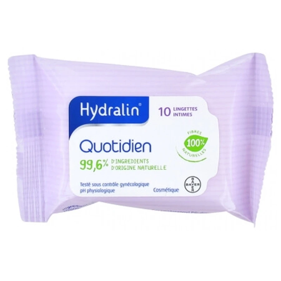 Hydralin Daily Intimate Wipes, 10 Wipes