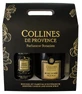 Set dúo de fragancias para el hogar «Collines de Provence» (100 ml) + Set dúo de velas «Black Rose» (180 g)