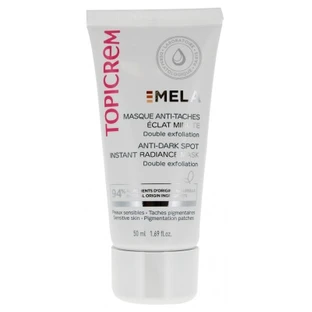 Topicrem MELA Mascarilla correctora de manchas oscuras de luminosidad instantánea, 50 ml