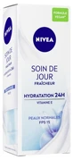 Nivea 24-Hour Hydrating Freshness Day Cream for Normal Skin SPF 15, 50 ml