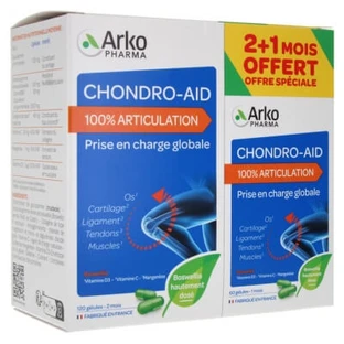 Arkopharma Chondro-Aid 100% Articulation 120 Gélules + 60 Gélules Offertes