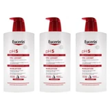 Gel limpiador Eucerin pH5, 1 l, paquete de 3