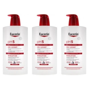 Eucerin pH5 Reinigingsgel, 1 l, set van 3