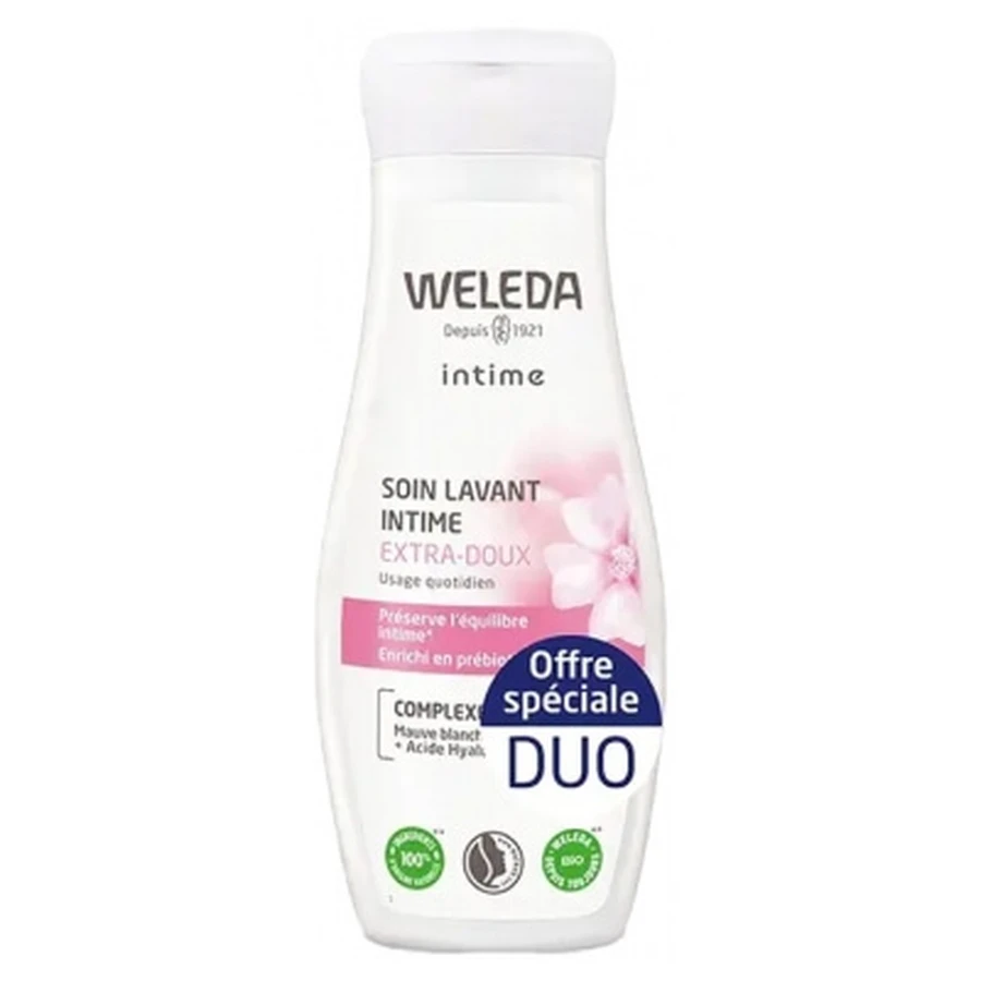 Weleda Extra-Gentle Intimate Cleansing Gel, 2-pack (elk 200 ml)