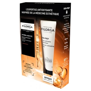 Filorga HYDRA-AOX [5] Sérum antioxidante intensivo 30 ml + SKIN-PREP Crema exfoliante enzimática 75 ml (gratis)