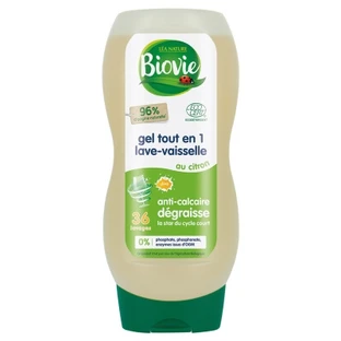 Biovie All-in-One Zitronen-Geschirrspülgel, 720 ml