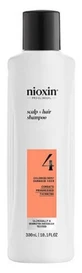 Champú Nioxin System 4 para la caída avanzada del cabello y cabello dañado o teñido, 300 ml