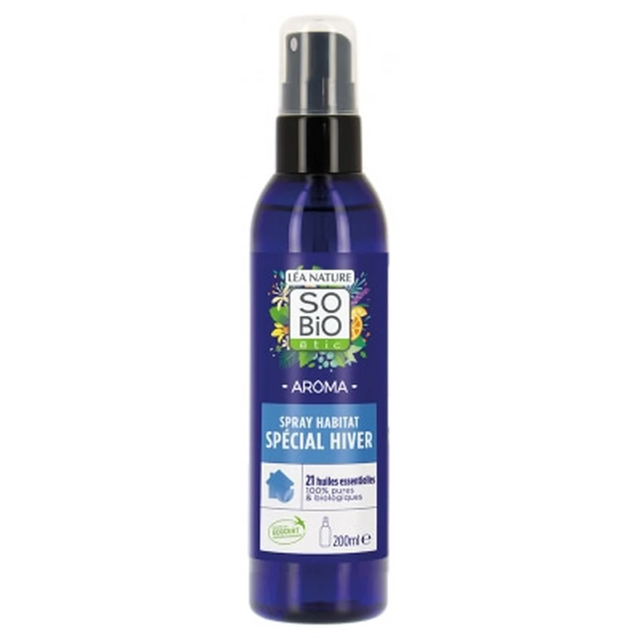 Léa Nature SO BIO étic Winter-Special: Raumduftspray mit 21 ätherischen Ölen aus biologischem Anbau, 200 ml