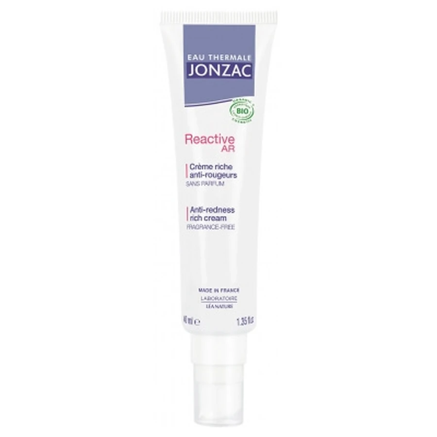 Jonzac REactive AR Crema de agua termal orgánica rica con propiedades anti-rojeces 40 ml