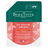 BeauTerra Monoï Feuchtigkeitsspendendes Duschgel, Öko-Nachfüllpackung, 1 l