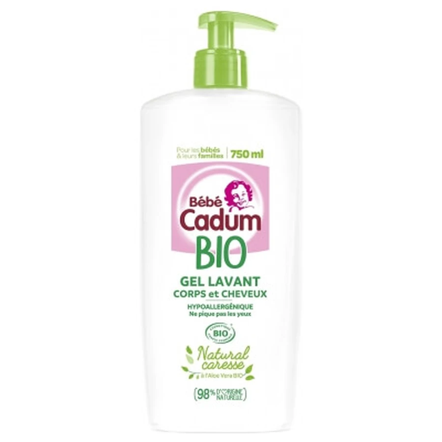 Cadum Baby Cadum Natural Caresse Biologische Reinigingsgel 750 ml