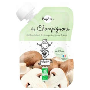 Popote Gourde Organic Mushroom Puree, For Babies 4–6 Months and Up, 120 g