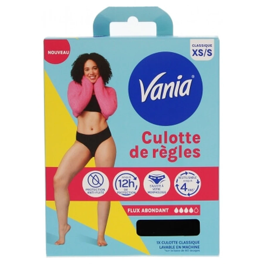 Braguitas para la menstruación de flujo abundante Vania, 1 par