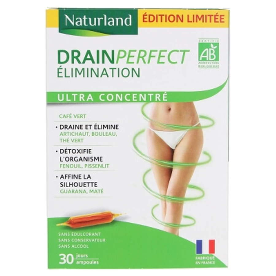 Limpiador de desagües ecológico Drainperfect de Naturland, 30 ampollas