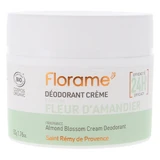 Florame 24-Hour Organic Almond Blossom Cream Deodorant, 50 g