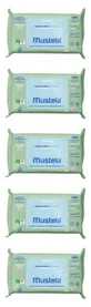 Mustela Compostable Scented Cleansing Wipes, Pack of 5 x 60 Wipes