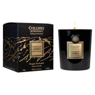 Collines de Provence Fleurs & Écorces Bougie Vanille Ambrée 360 g