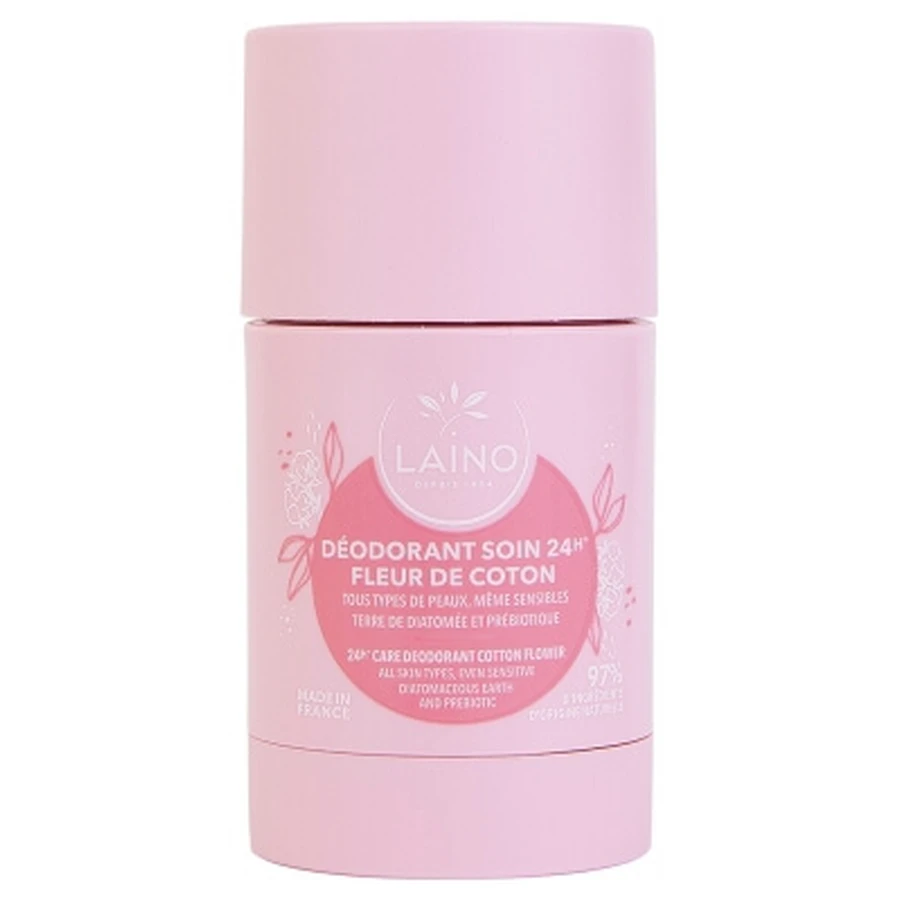 Laino Déodorant Soin 24H Fleur de Coton 60 g