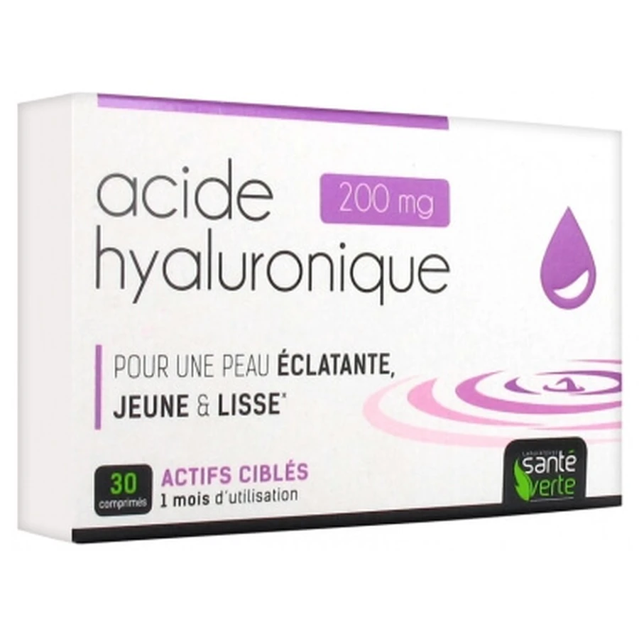 Santé Verte Acide Hyaluronique 200 mg 30 Comprimés