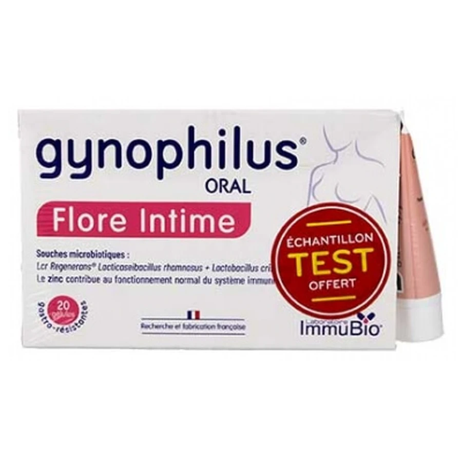 Immubio Gynophilus Oral Intimate Flora, 20 Capsules