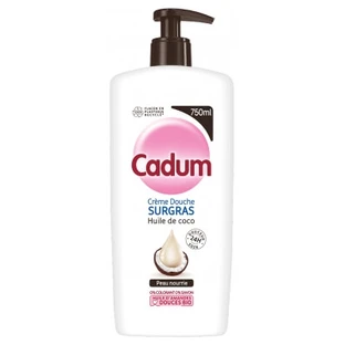 Crema hidratante de ducha Cadum con aceite de coco, 750 ml
