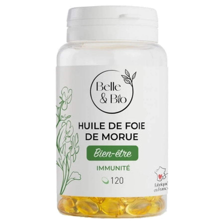 Belle & Bio Cod Liver Oil, 120 Capsules