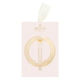 Bachca Round Barrette, Ivory