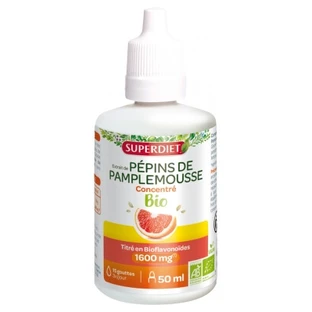 Superdiet Biologisch geconcentreerd grapefruitzaadextract 1600 mg, 50 ml