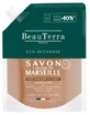 Jabón líquido BeauTerra Marseille con manteca de karité, recambio ecológico de 900 ml
