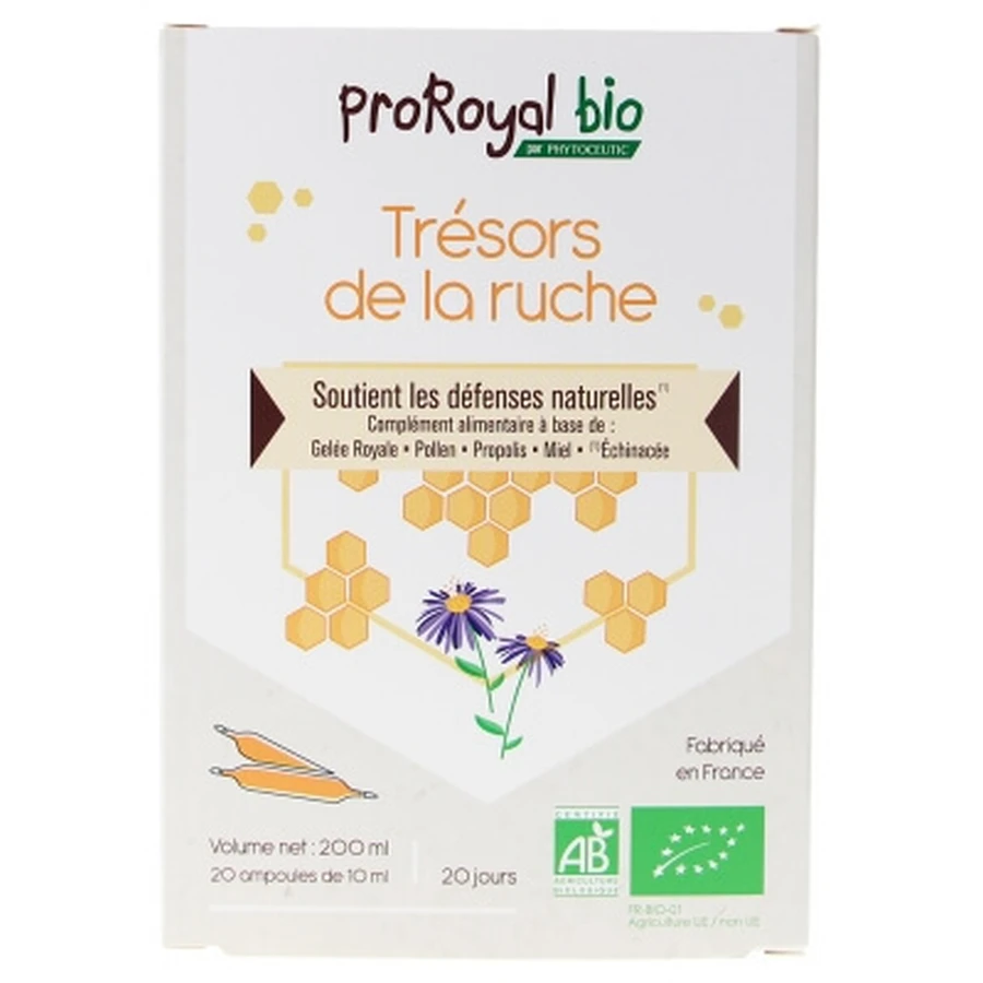 Phytoceutic ProRoyal «Tesoros orgánicos de la colmena», 20 ampollas