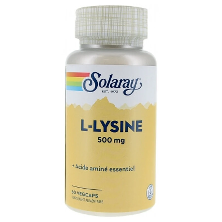 Solaray L-Lysine 500 mg 60 Végécaps